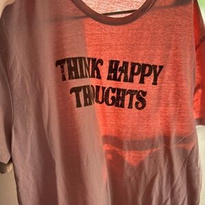 Pink Graphic Tee with Positive Message